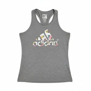 Adidas Ultimate Tank Top With Floral Logo - XL
